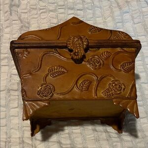 Vintage Look Brown Decorative Box